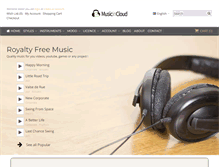 Tablet Screenshot of musicincloud.com
